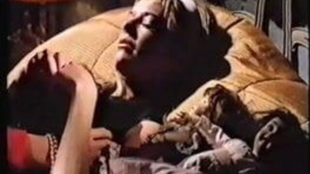 Susannah York Black Bra & Panties. Vintage Lesbian.