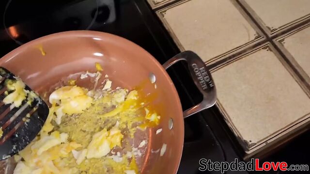 Young hottie shares step daddys big fat POV cock with BFF