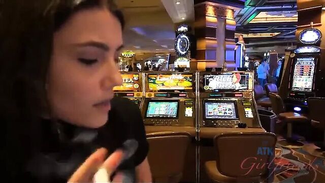 Adria Rae milks your cock right on to her pretty feet