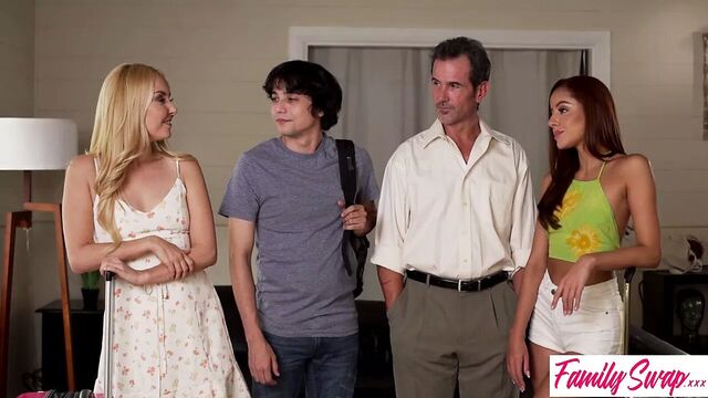 Swap Step Mom says I'm naked, you should get naked too!