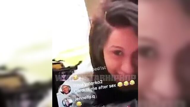 Cardi B getting fucked live