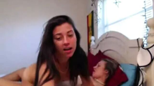 Lesbian strap on webcam