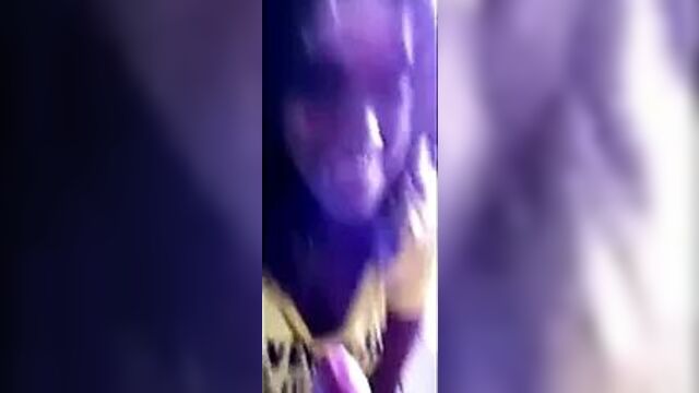 Friend giving in to facial