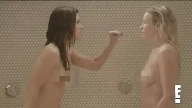 Sandra Bullock & Chelsea Handler Naked Shower