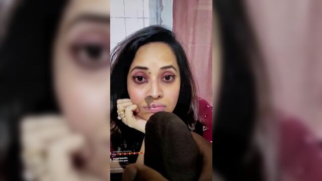 Anasuya Bharadwaj instagram live cum tribute
