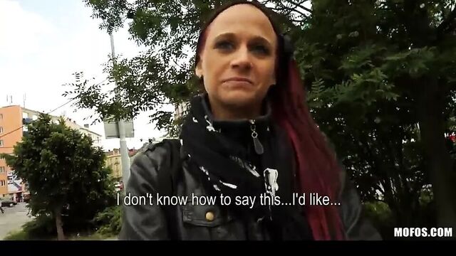 Public Pickups - Playful redhead is convinced to try anal