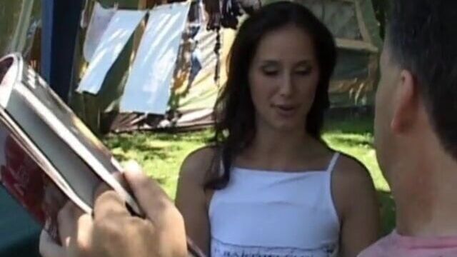 Big dick for young girl on camping