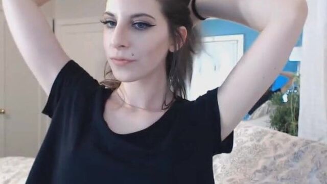 Hot Brunette and her Pink Pussy