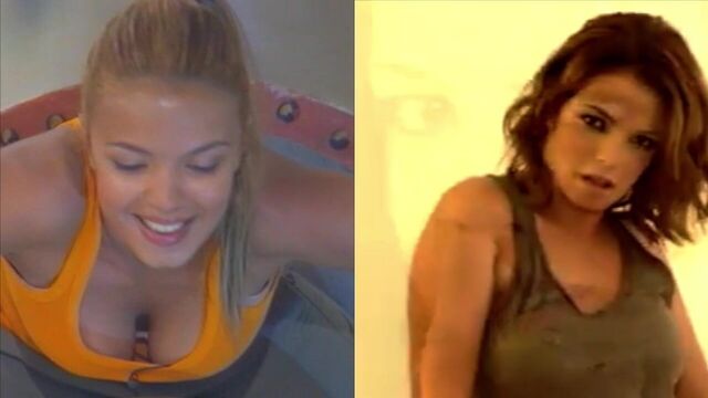 Severine Ferrer's tongue