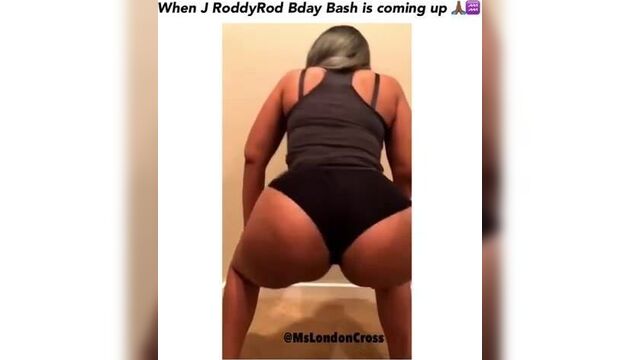 London cross phat ass twerk