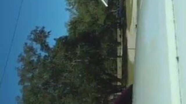 Cumming on nelia's ass at the RV park, Perry FL.