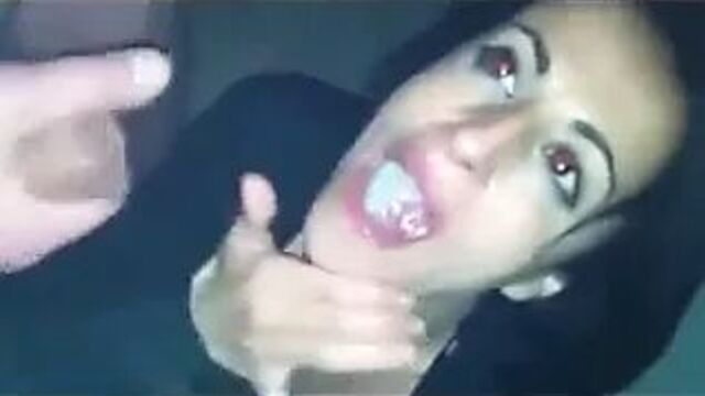 After the party we found out that our co worker is cum slut